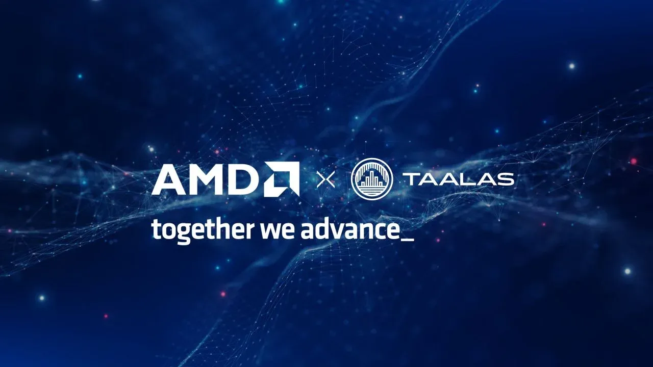 Hình ảnh minh họa công nghệ AI inference của AMD sau khi thâu tóm Taalas, khắc trọng số model trực tiếp vào silicon