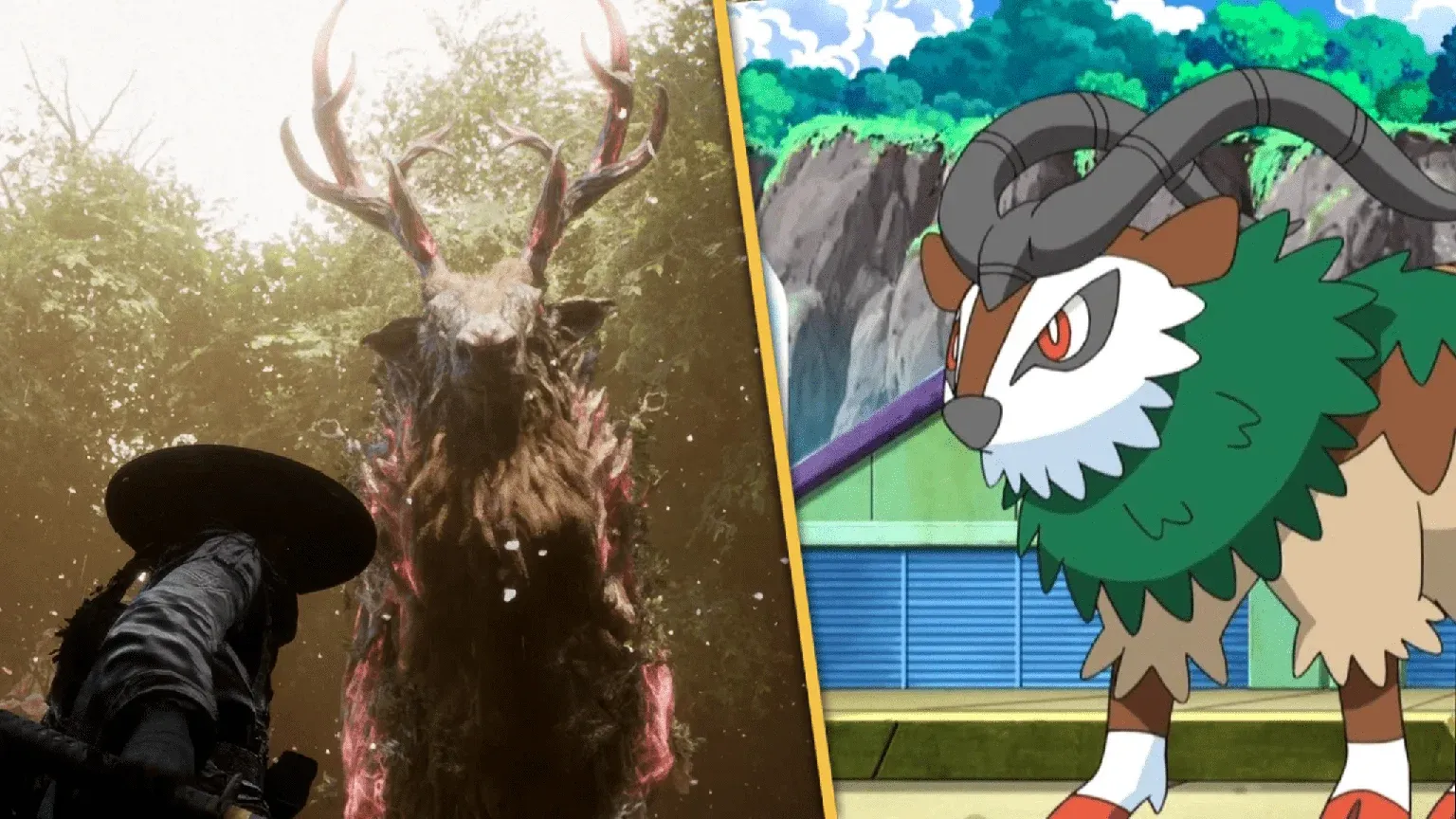 Ảnh Beast of Reincarnation — action RPG dark fantasy của Game Freak với nhân vật Emma và chú chó Koo