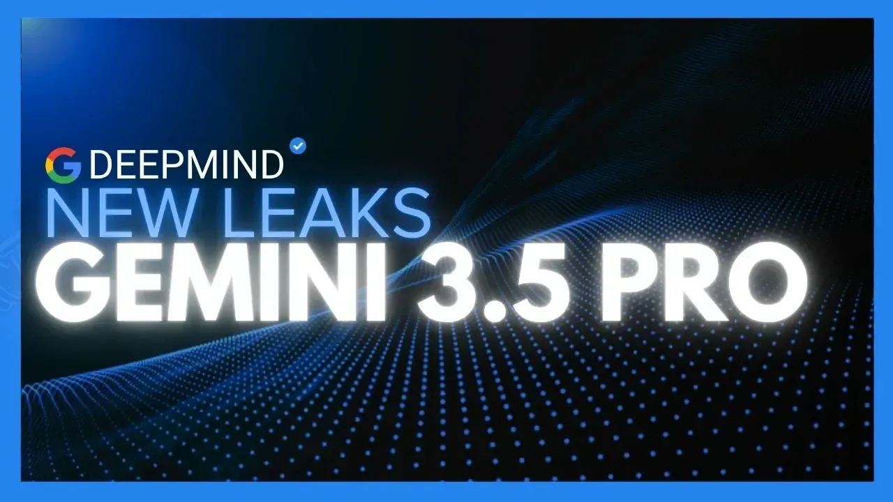 Logo Google Gemini 3.5 Pro với nền công nghệ