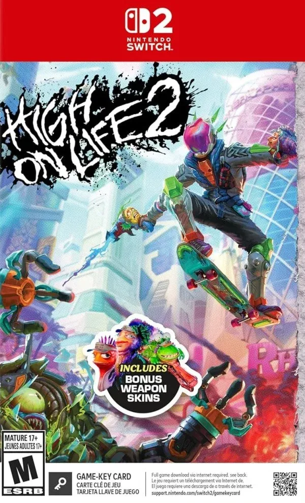High on Life 2 box art cho Nintendo Switch 2