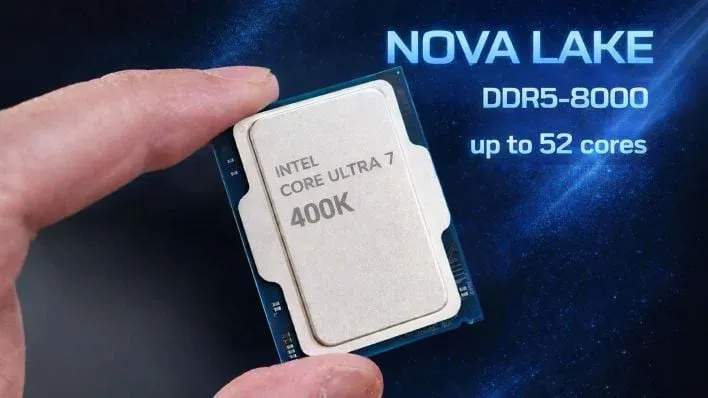 Intel Nova Lake CPU die shot - vi xử lý 52 nhân thế hệ mới