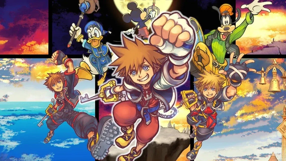 Ảnh Kingdom Hearts Collection Switch 2 box art mới cập nhật sau tranh cãi AI