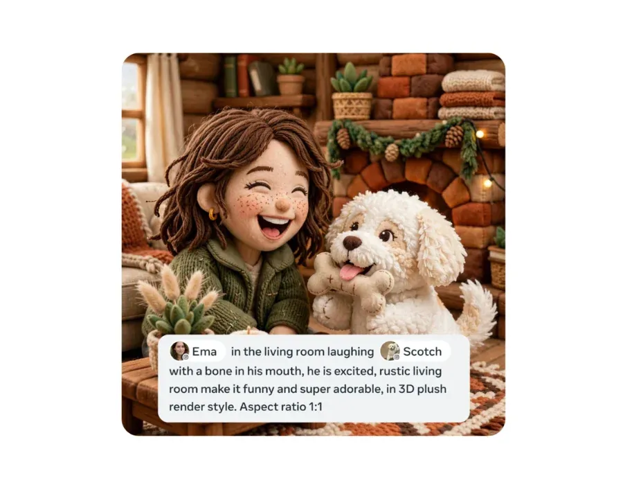 Giao diện Meta Muse Image trên Instagram — AI sinh ảnh đầu tiên của Meta