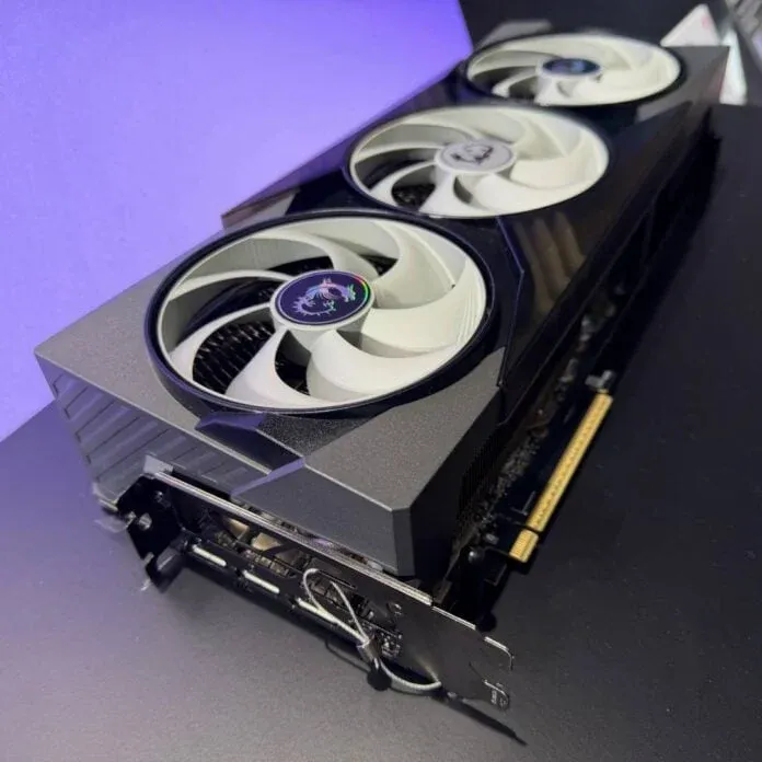 MSI Gaming Trio cooler diamond-infused tại COMPUTEX 2026