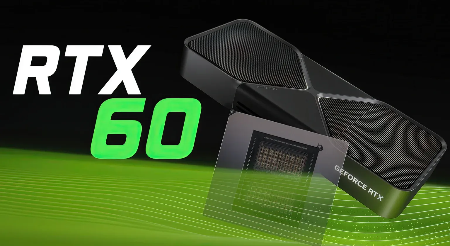 Card đồ họa NVIDIA GeForce RTX 60 series (kiến trúc Rubin) minh họa sản phẩm dự kiến
