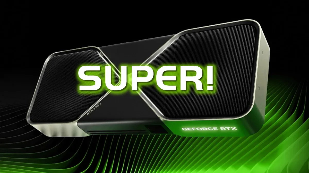 NVIDIA GeForce RTX 50 Super Series render
