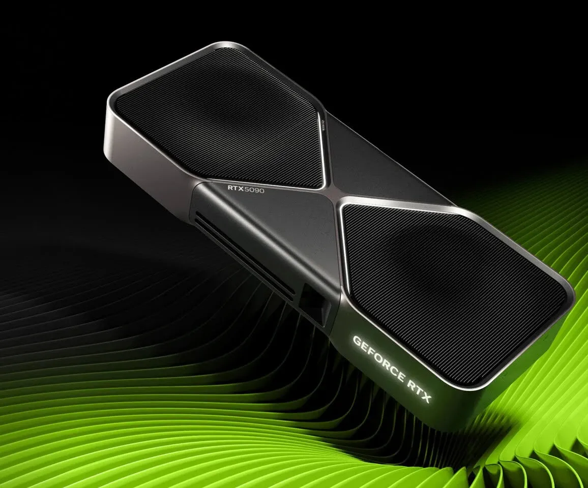 Card đồ họa GeForce RTX 50 của NVIDIA minh họa cho bài viết về đợt tăng giá 20-30% vì chi phí GDDR7 leo thang