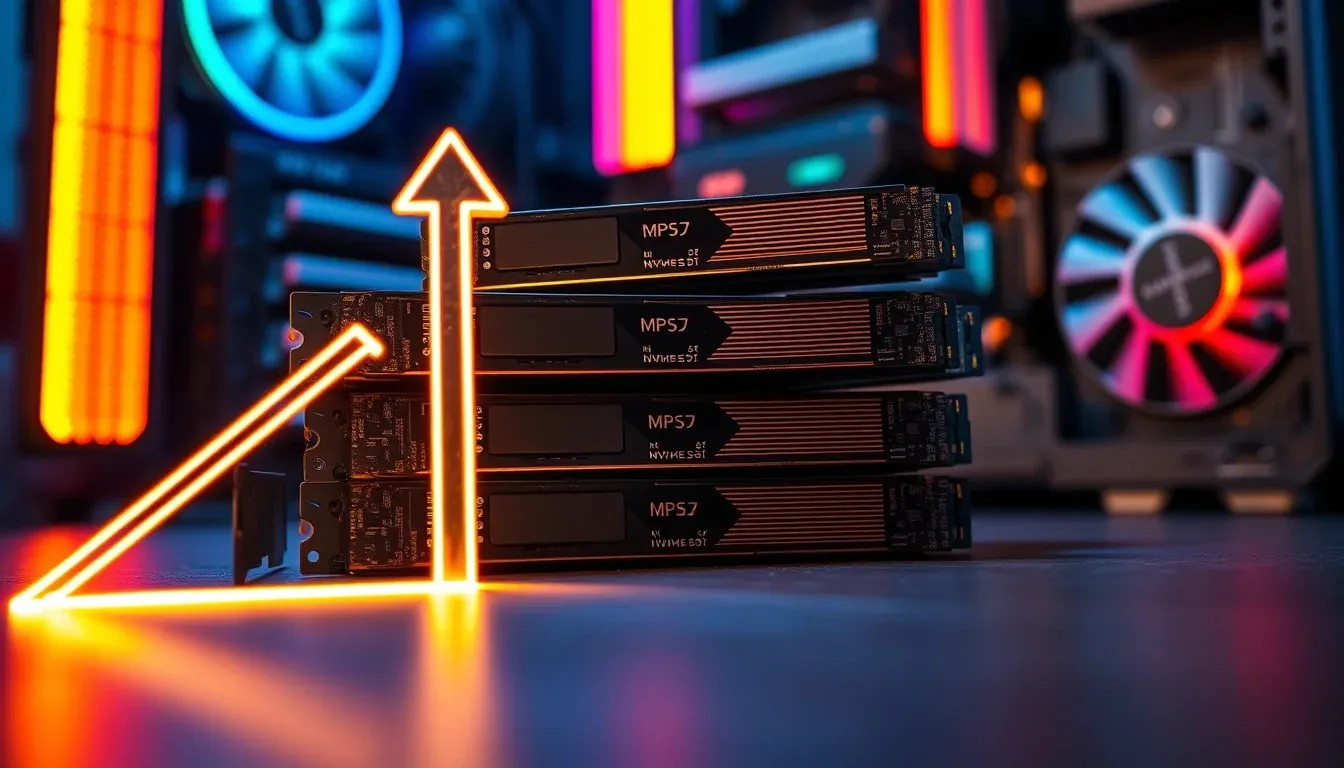 SSD NVMe minh họa cho bài viết về khủng hoảng giá NAND flash 2026 do AI nuốt năng lực sản xuất